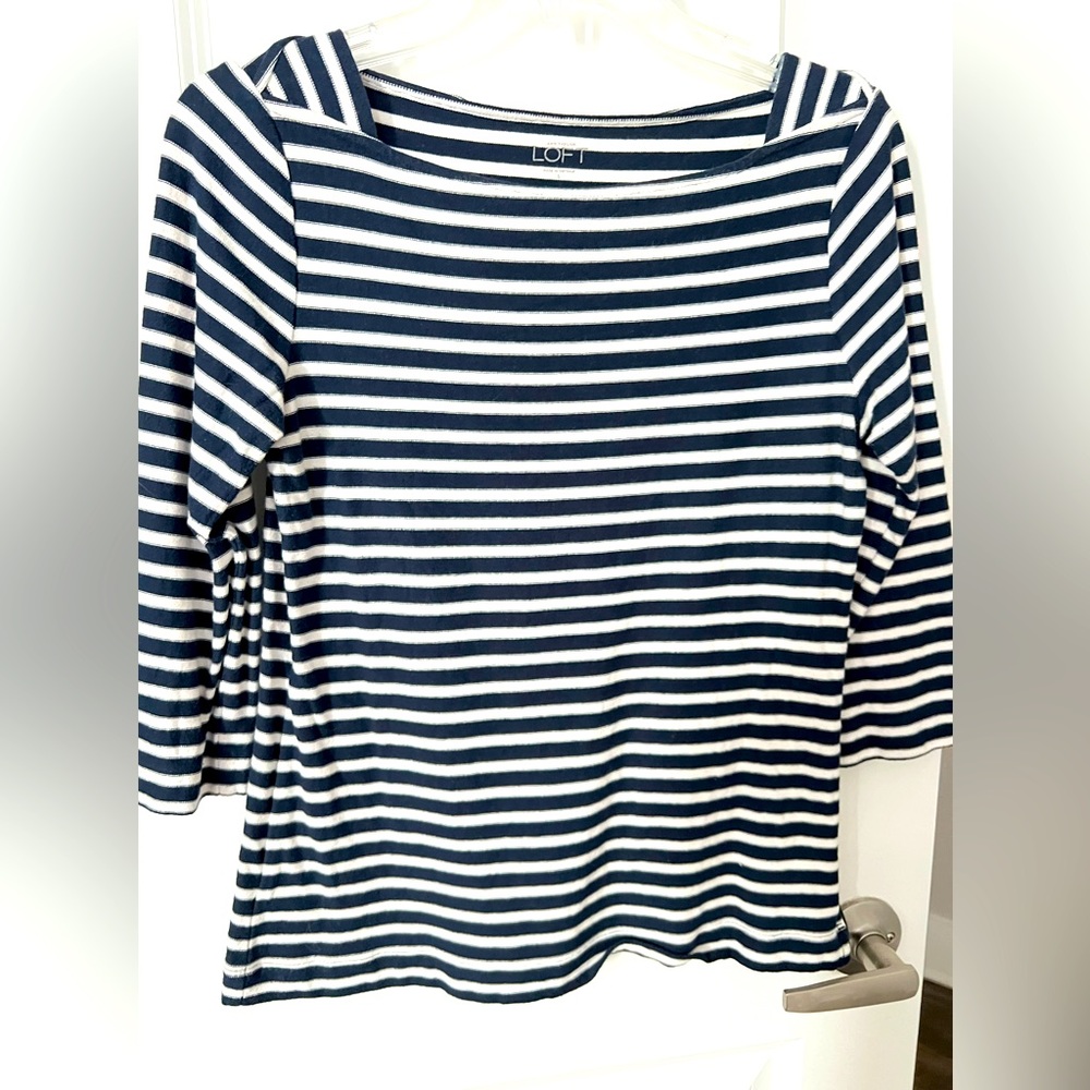 Loft boatneck top